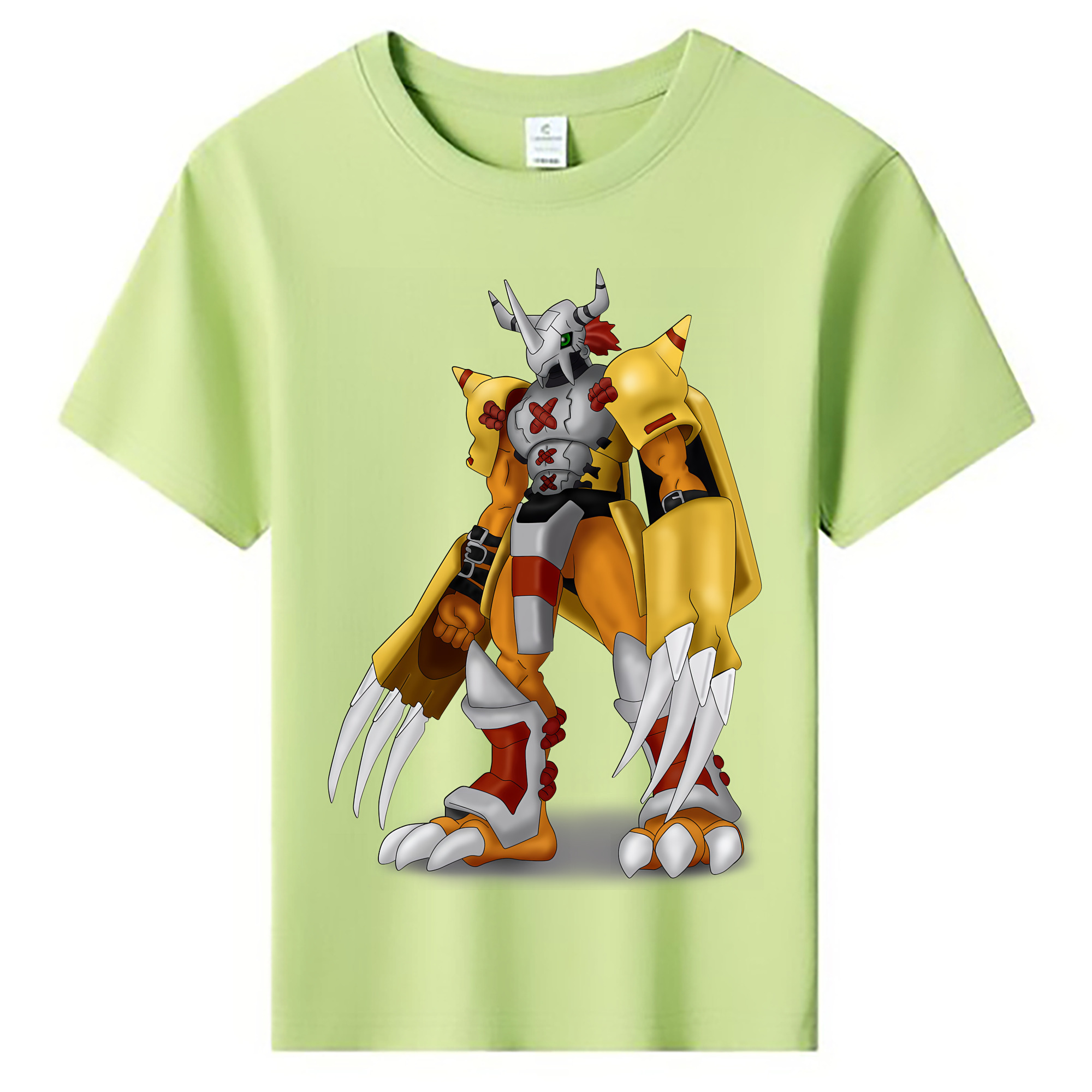 （画像用） Digimon デジタルモンスター/デジモン 綿100％キッズTシャツ（フロントプリント）
